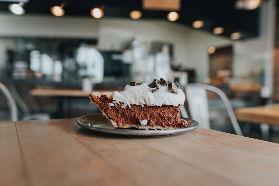 Chocolate haupia pie